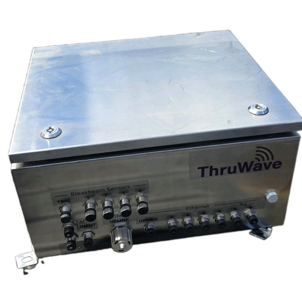 Electronics box. Stainless steel, size 16x14x8, used.